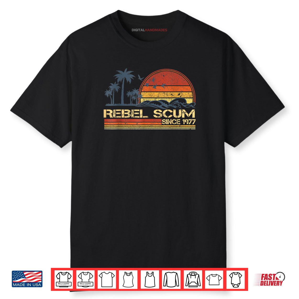Scum Old School Scum Since 1977 Classic Retro Shirt