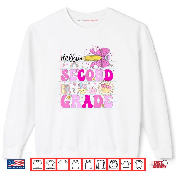 Sweatshirt 2nd Grade for Girls Second Grade Teacher Back to school Shirt digitalhandmades