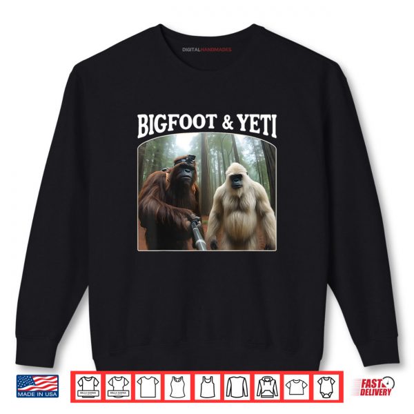 Bigfoot & Yeti Funny Sasquatch Bigfoot Vlogs for Hikers Shirt 1 Sweatshirt Bigfoot Yeti Funny Sasquatch Bigfoot Vlogs for Hikers Shirt