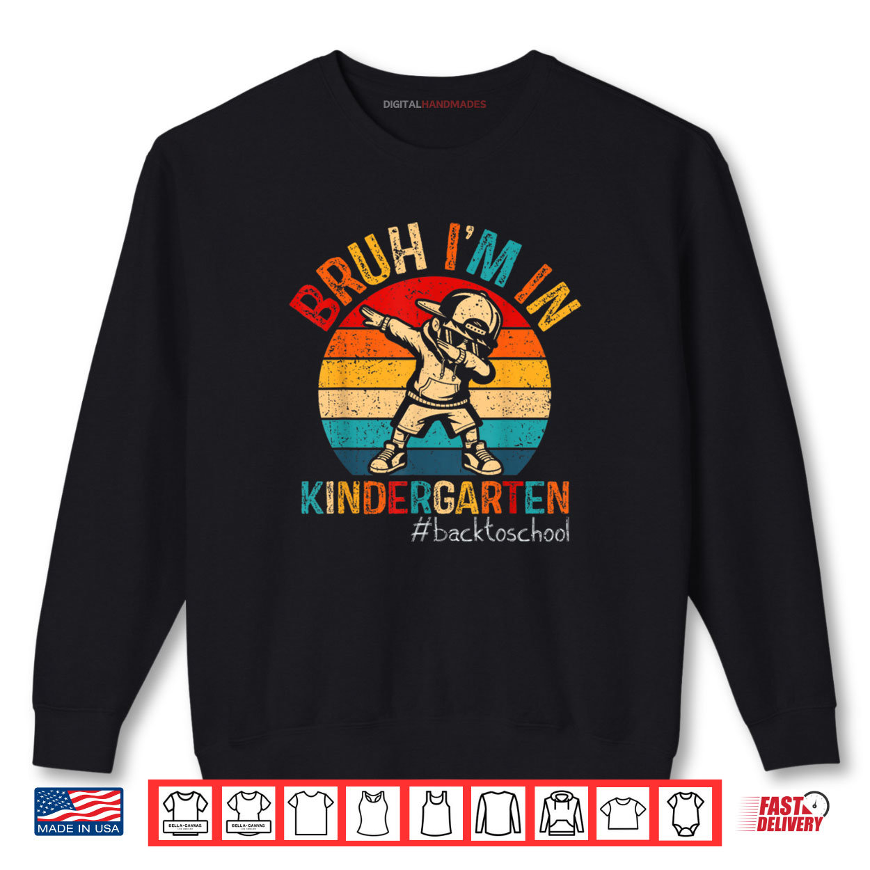 Bruh I’m In Kindergarten Dabbing Boy First day Of School Shirt Bruh I’m In Kindergarten Dabbing Boy First day Of School Shirt