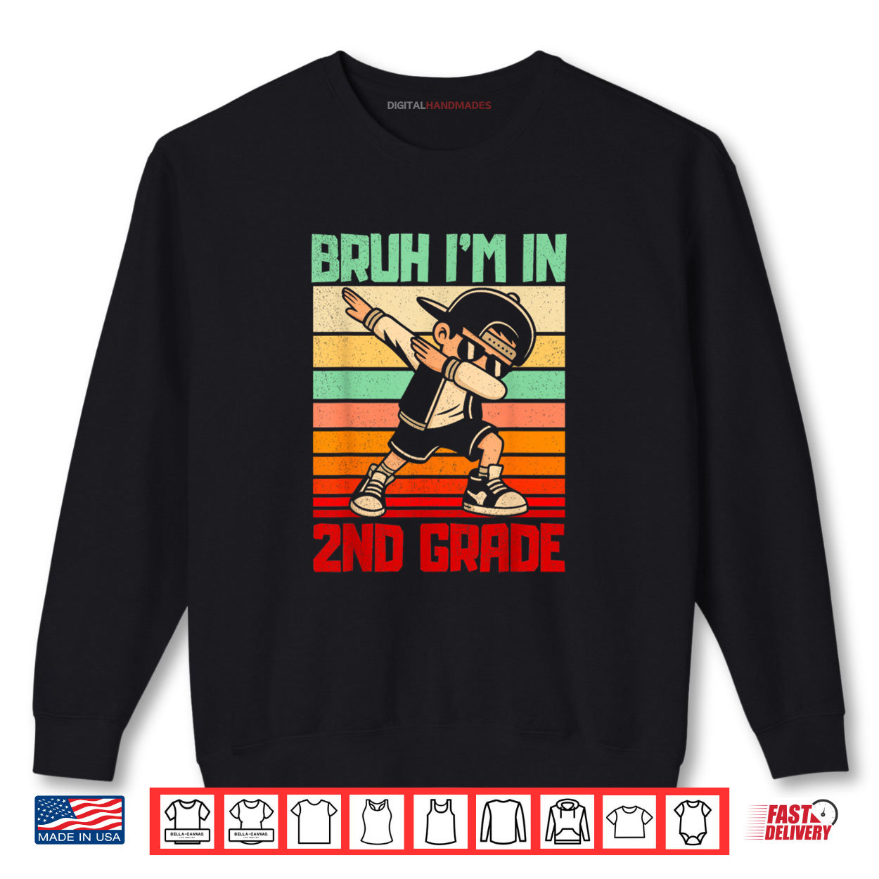 Bruh I’m in 2nd Grade Dabbing Boy Back to School Student Shirt Bruh I’m in 2nd Grade Dabbing Boy Back to School Student Shirt