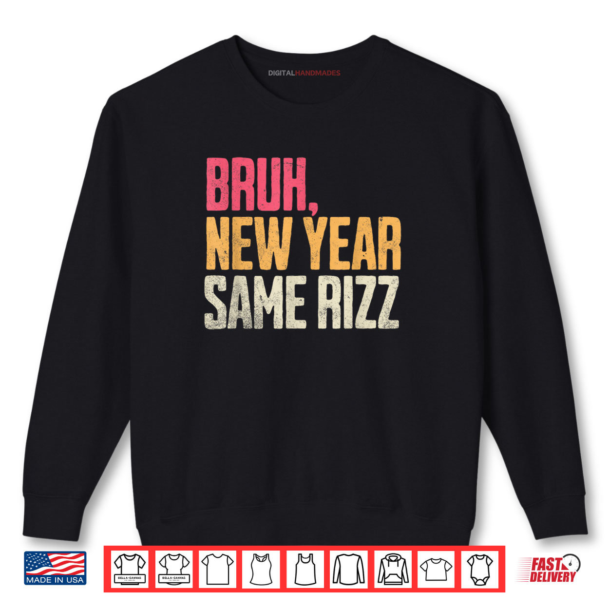 Bruh New Year Same Rizz First Day Back to School Shirt Bruh New Year Same Rizz First Day Back to School Shirt