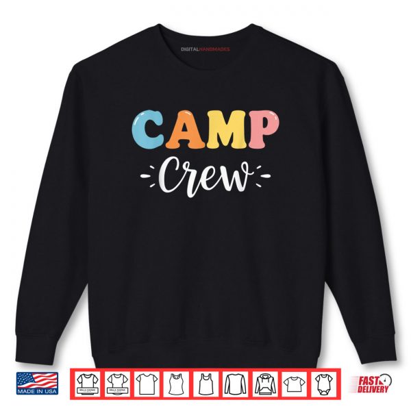 Sweatshirt Camp Crew Retro Summer Counselor Matching Group Shirt digitalhandmades