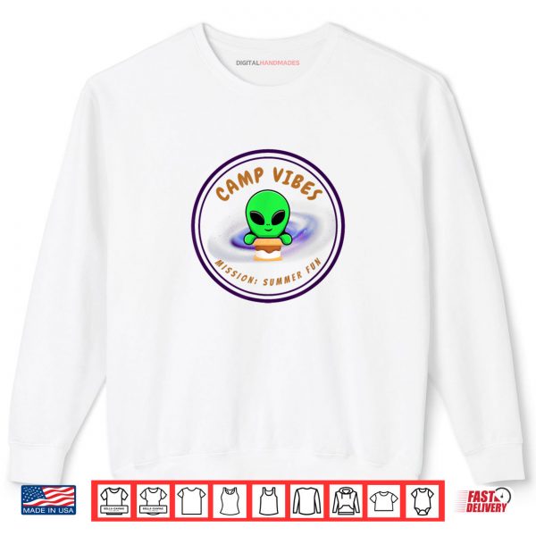 Camp Vibes Alien S’mores Shirt 1 Sweatshirt Camp Vibes Alien Smores Shirt digitalhandmades