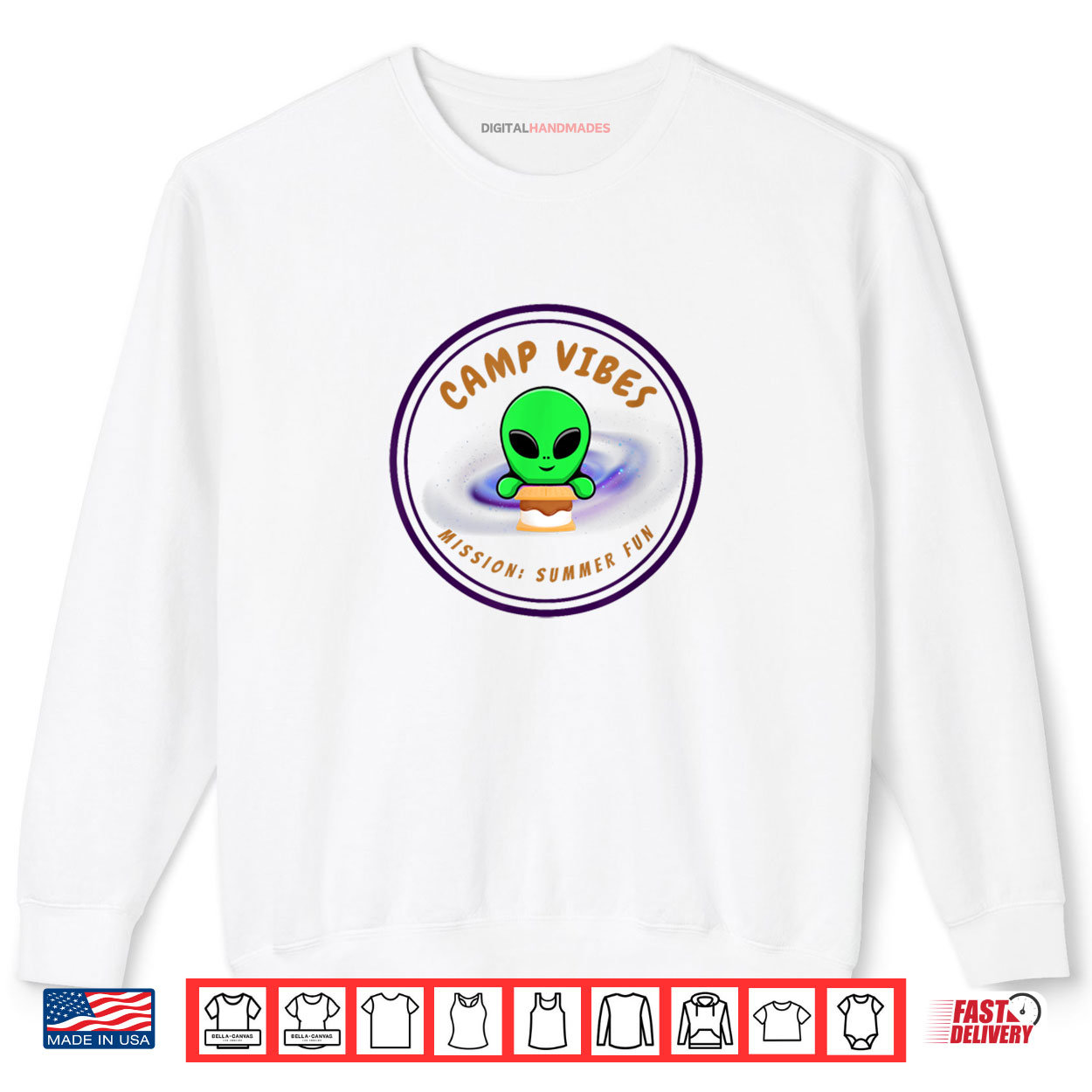 Camp Vibes Alien S’mores Shirt Camp Vibes Alien S’mores Shirt