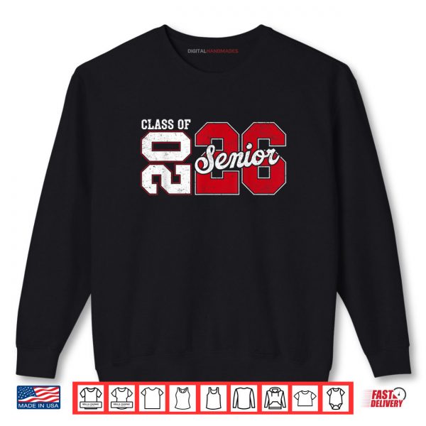 Sweatshirt Class Of 2026 Senior Back To First Day Of School Teacher Kid Shirt digitalhandmades