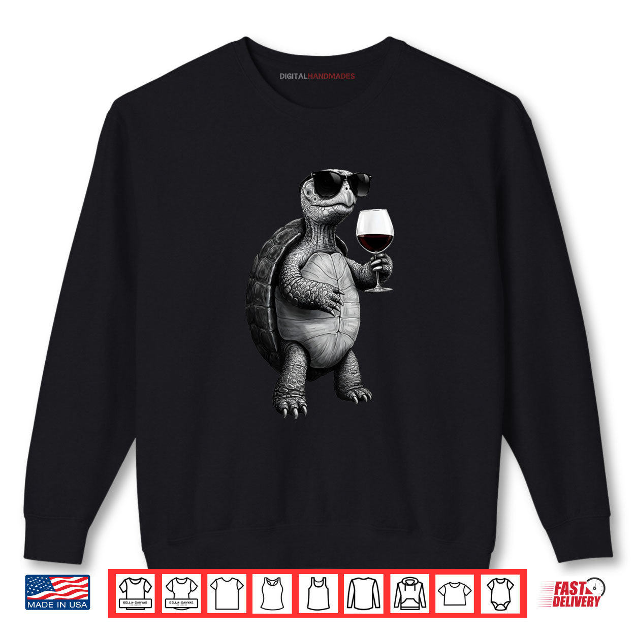 Cool Turtle Drinking Red Wine Art Print Shirt Cool Turtle Drinking Red Wine Art Print Shirt