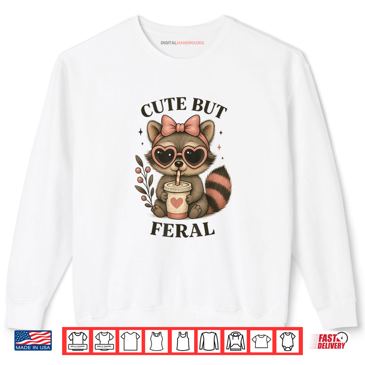 Cute Feral Funny Colourful Racoon With Sunglasses Racoon Shirt Cute Feral Funny Colourful Racoon With Sunglasses Racoon Shirt