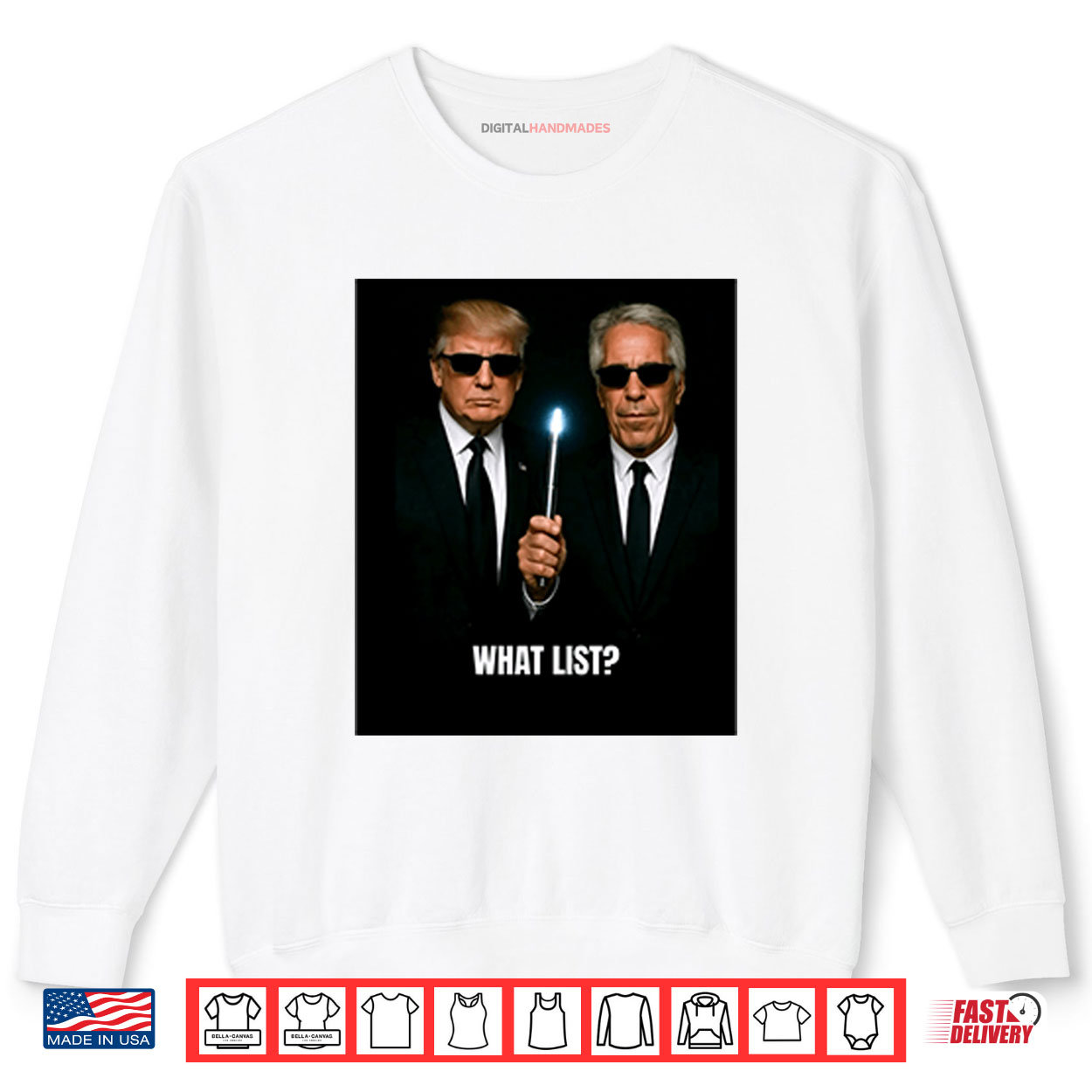 Donald Trump And Jeffrey Epstein What List Shirt.jpg Donald Trump And Jeffrey Epstein What List Shirt.jpg