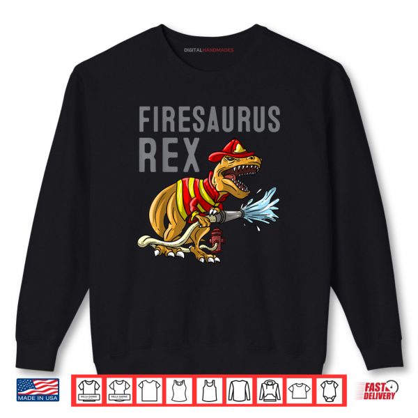 Sweatshirt Firefighter Art For Kids Toddlers Fireman Firefighter Shirt