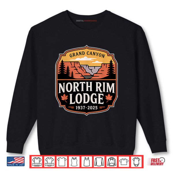 Sweatshirt Grand Canyon North Rim Lodge 1937–2025 Shirt digitalhandmades