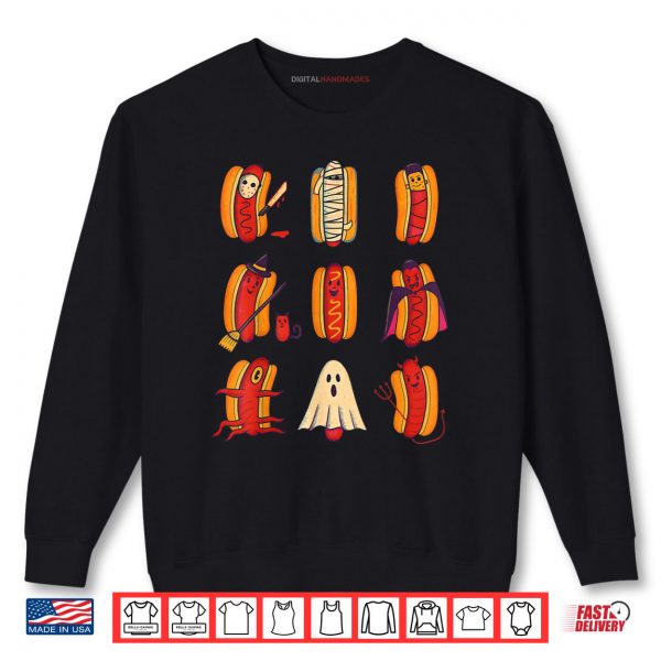 Sweatshirt Halloweiners Summerween Hot Dog Summer Shirt digitalhandmades
