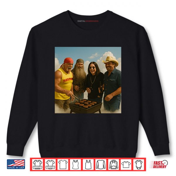 Sweatshirt Hulk Hogan Ozzy Osbourne Phil Robertson Toby Keith Shirt