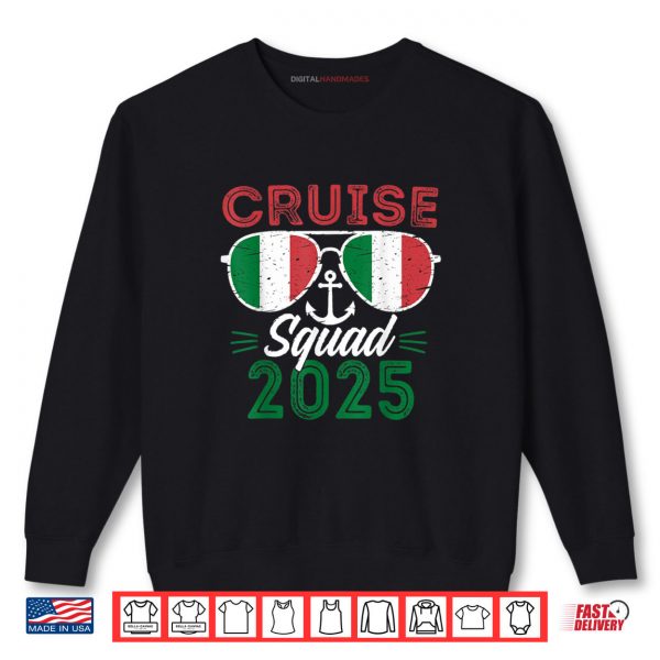 Sweatshirt Italian Cruise Squad 2025 Family Group Summer Vacation Shirt digitalhandmades.com