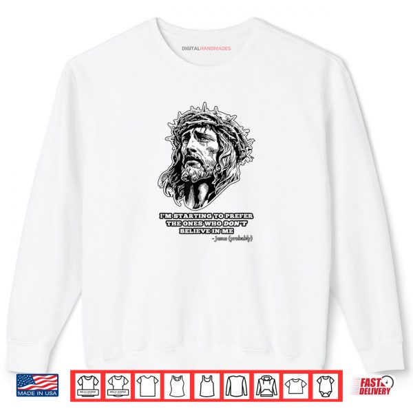 Sweatshirt Jesus Atheist Shirt digitalhandmades