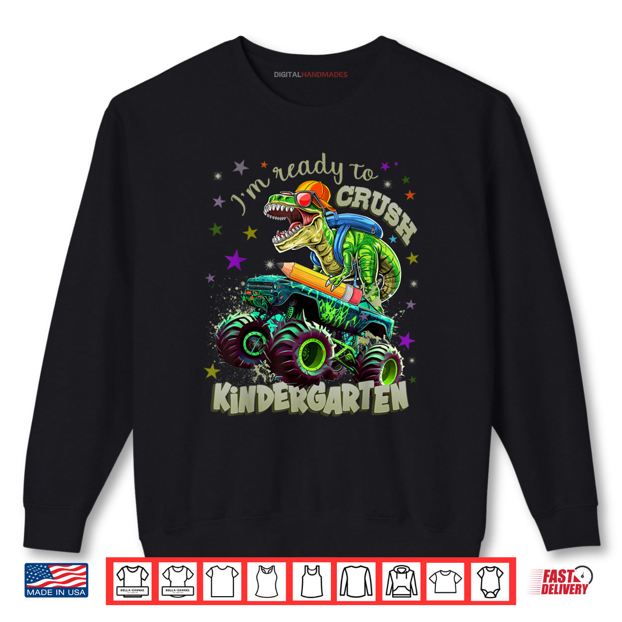 Kindergarten Boys Dinosaur I’m Ready To Crush Kindergarten Shirt Kindergarten Boys Dinosaur I’m Ready To Crush Kindergarten Shirt