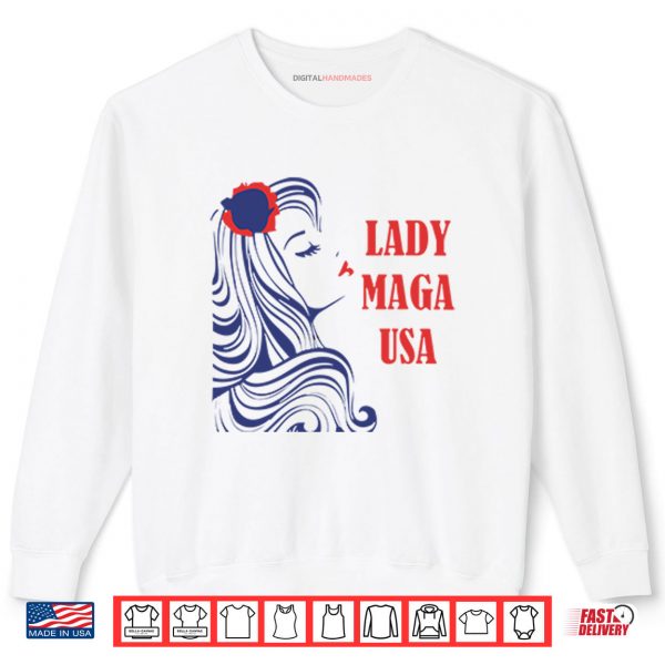 Sweatshirt Lady MAGA USA Shirt digitalhandmades