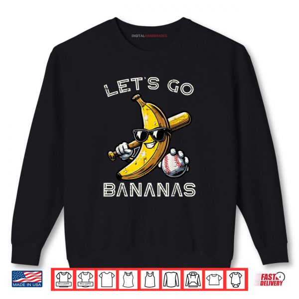 Sweatshirt Lets Go Banana Retro Shirt
