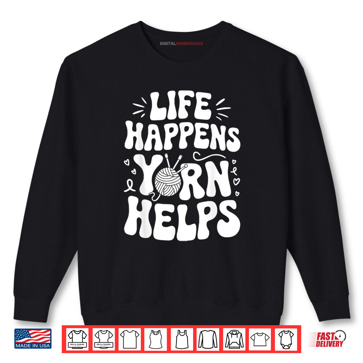 Life Happens Yarn Helps Shirt Life Happens Yarn Helps Shirt