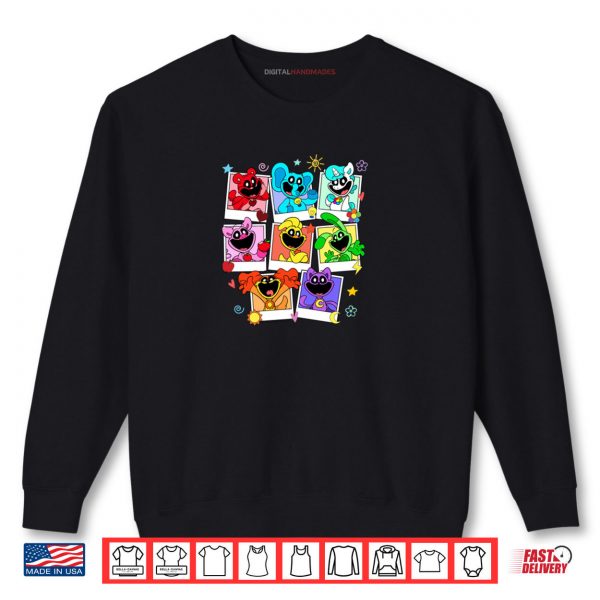 Poppy Playtime Colorful Polaroid Smiling Critters Group Shot Shirt 1 Sweatshirt Poppy Playtime Colorful Polaroid Smiling Critters Group Shot Shirt digitalhandmades