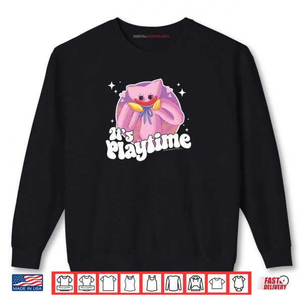 Sweatshirt Poppy Playtime Kissy Missy Its Playtime Lovely Portrait Shirt digitalhandmades