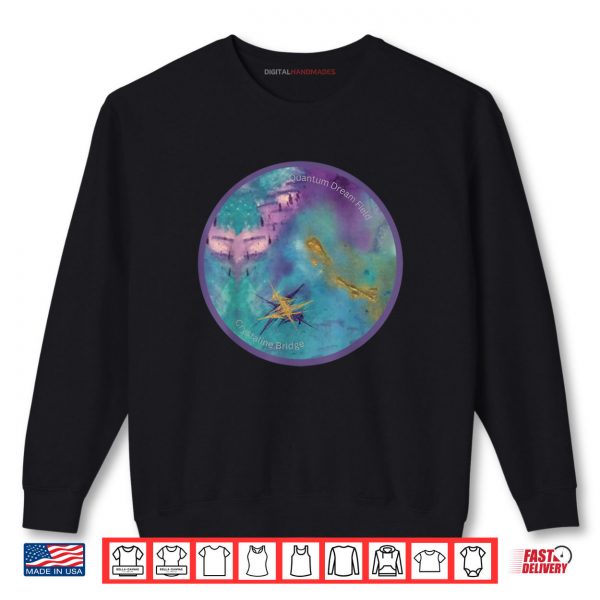 Sweatshirt Quantum Dream Field Crystalline Bridge Activation Shirt digitalhandmades