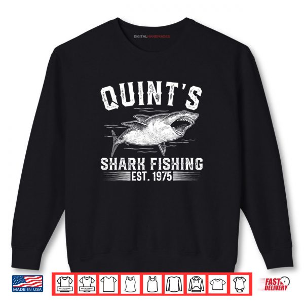 Sweatshirt Quints Shark Fishing 1975 Shirt digitalhandmades