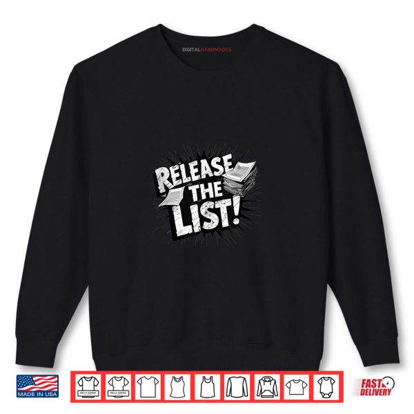 Sweatshirt Release The List Shirt digitalhandmades