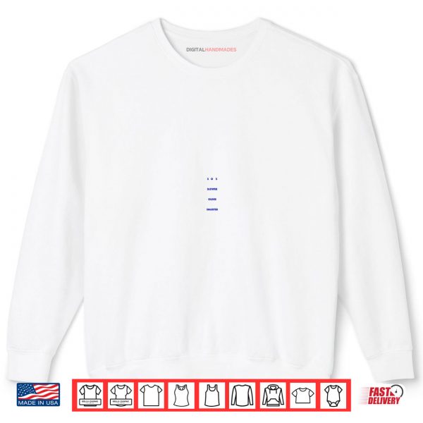 Sweatshirt S O S Slower Older Smarter Shirt digitalhandmades
