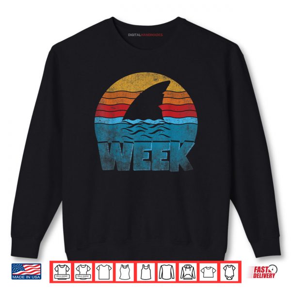Shark Fin Week 2025 Shark Lover Ocean Wildlife Summer Shirt 1 Sweatshirt Shark Fin Week 2025 Shark Lover Ocean Wildlife Summer Shirt digitalhandmades