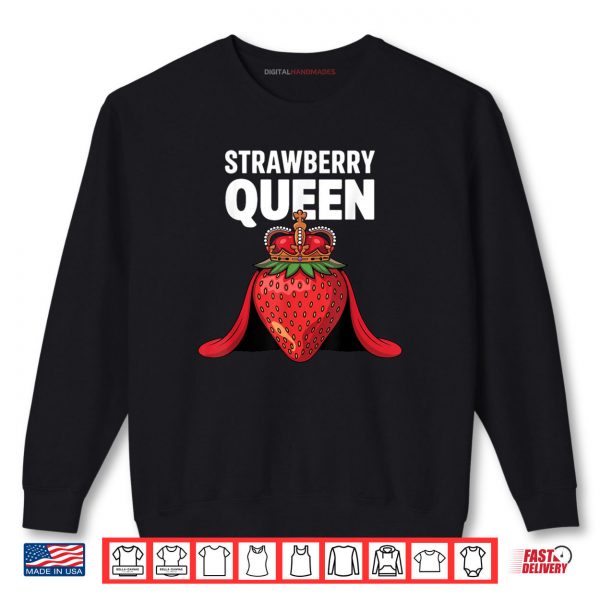 Sweatshirt Strawberry Art For Women Girls Fruit Strawberry Lover Shirt digitalhandmades