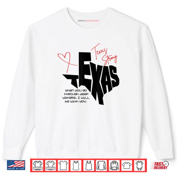 Sweatshirt Texas Stronger Than Storm Support Community Pray For Texas Shirt digitalhandmades