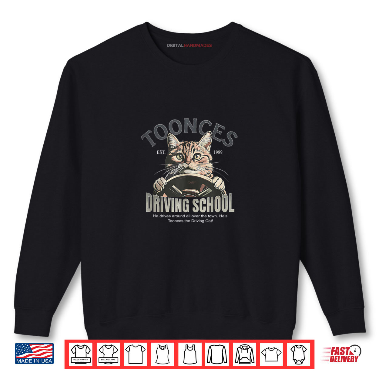 Toonces Driving School Est. 1989 Shirt Toonces Driving School Est. 1989 Shirt
