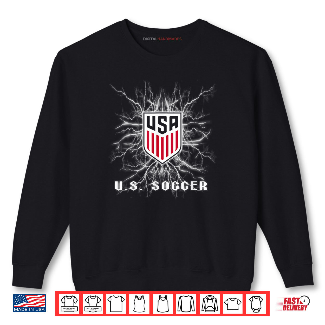 U.S. Soccer Electricity USMNT Officially Licensed Shirt U.S. Soccer Electricity USMNT Officially Licensed Shirt