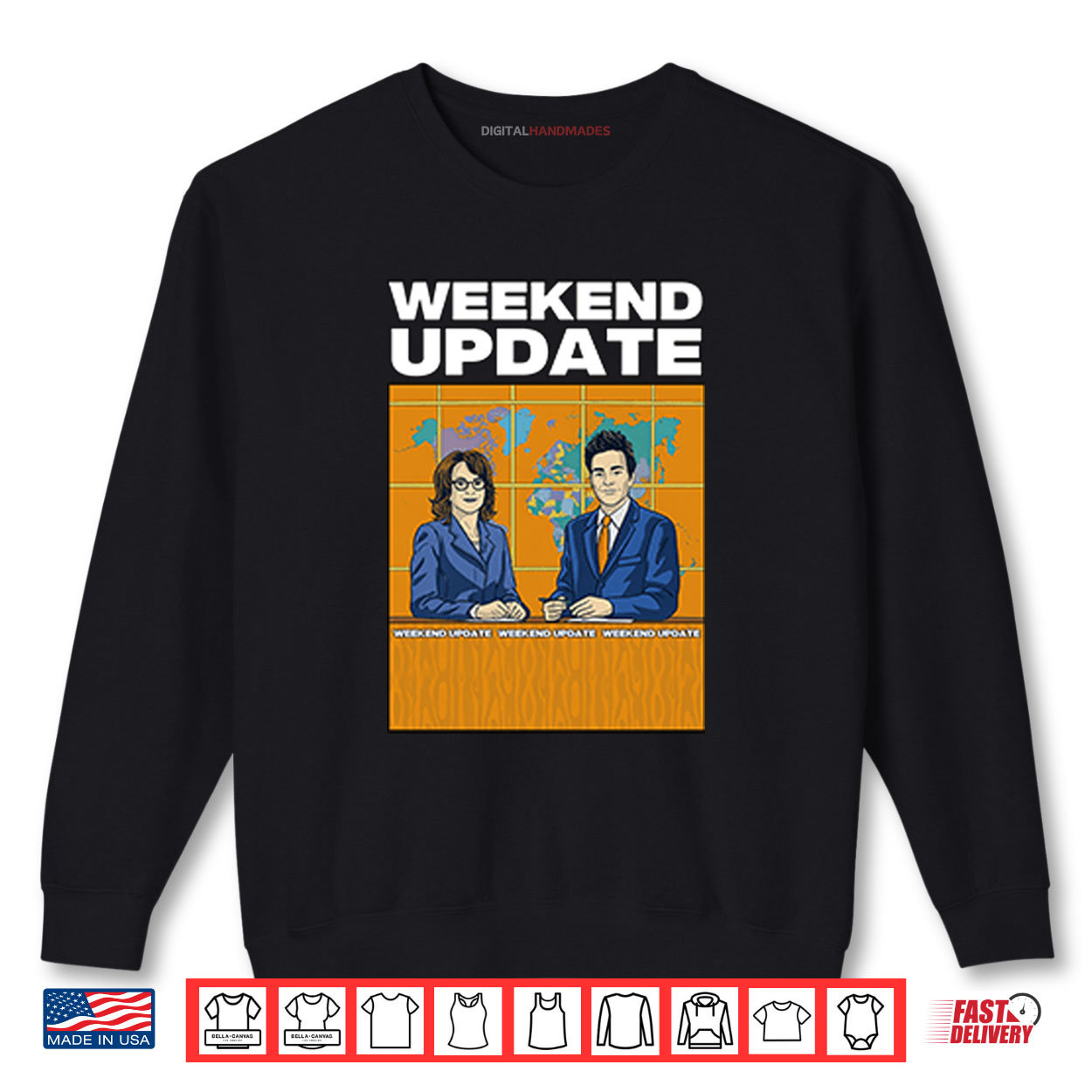 Weekend Update Saturday Night Live 50th Season Shirt Weekend Update Saturday Night Live 50th Season Shirt