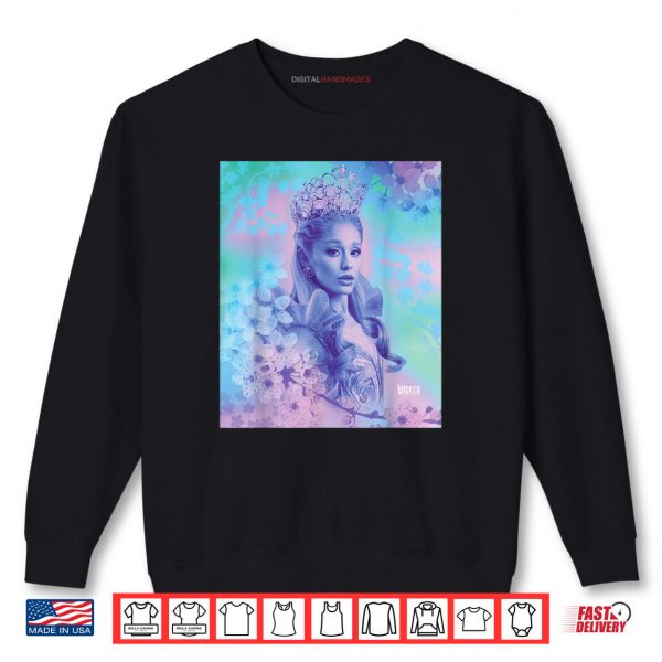 Sweatshirt Wicked For Good Glinda Close Up Florals Shirt