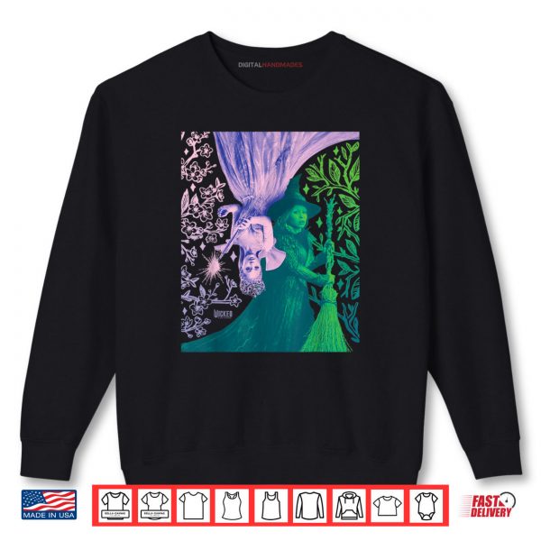 Sweatshirt Wicked For Good Glinda and Elphaba in Perfect Contrast T Shirt