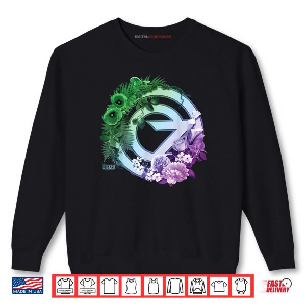 Sweatshirt Wicked For Good Oz Logo Floral and Vine Shirt
