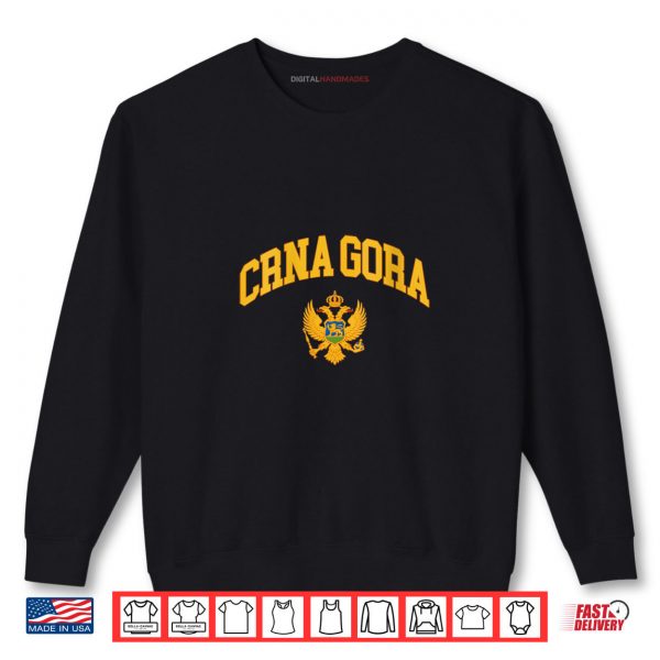 Sweatshirt Womens Montenegro Crna Gora Montenegro Shirt digitalhandmades