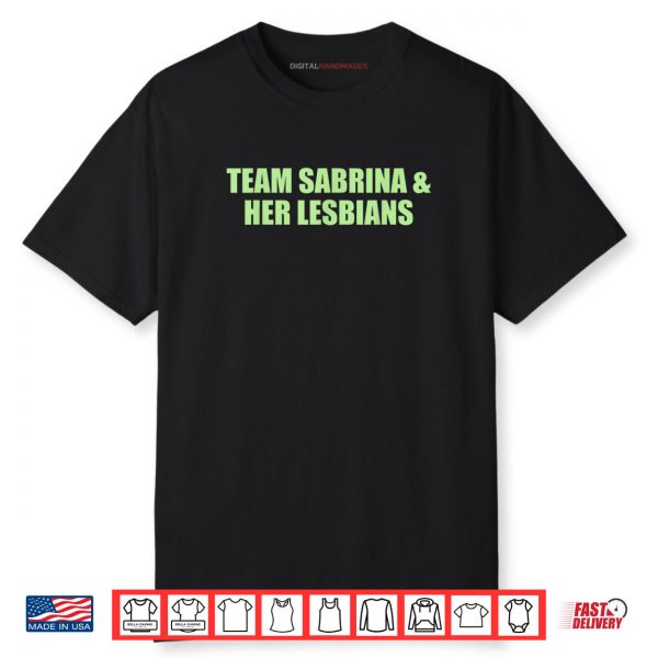 Team Sabrina & Her Lesbians Retro LBGT Aesthetic Shirt