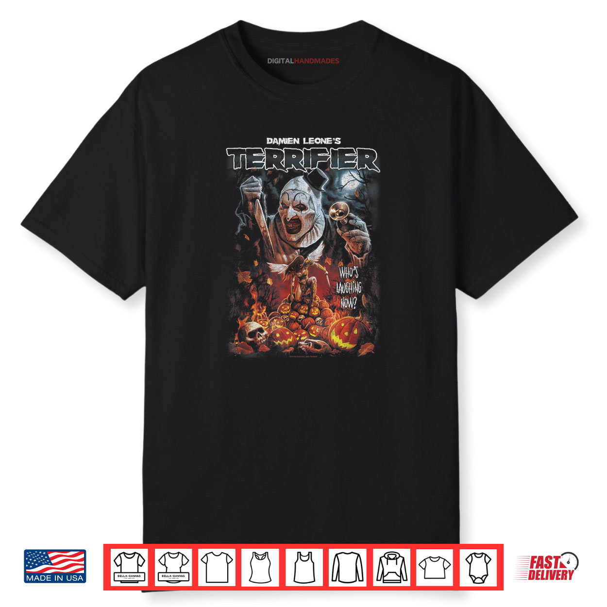 Terrifier Art the Clown Halloween Poster Horror Movie Shirt