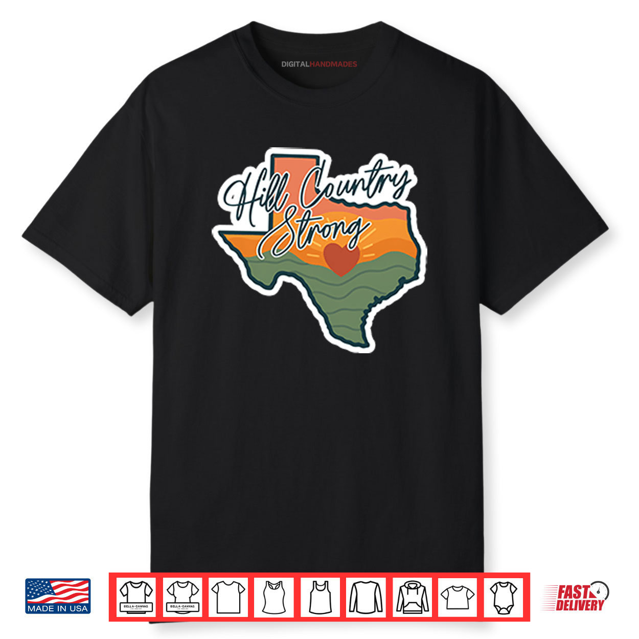 Texas Hill Country Strong Shirt.com