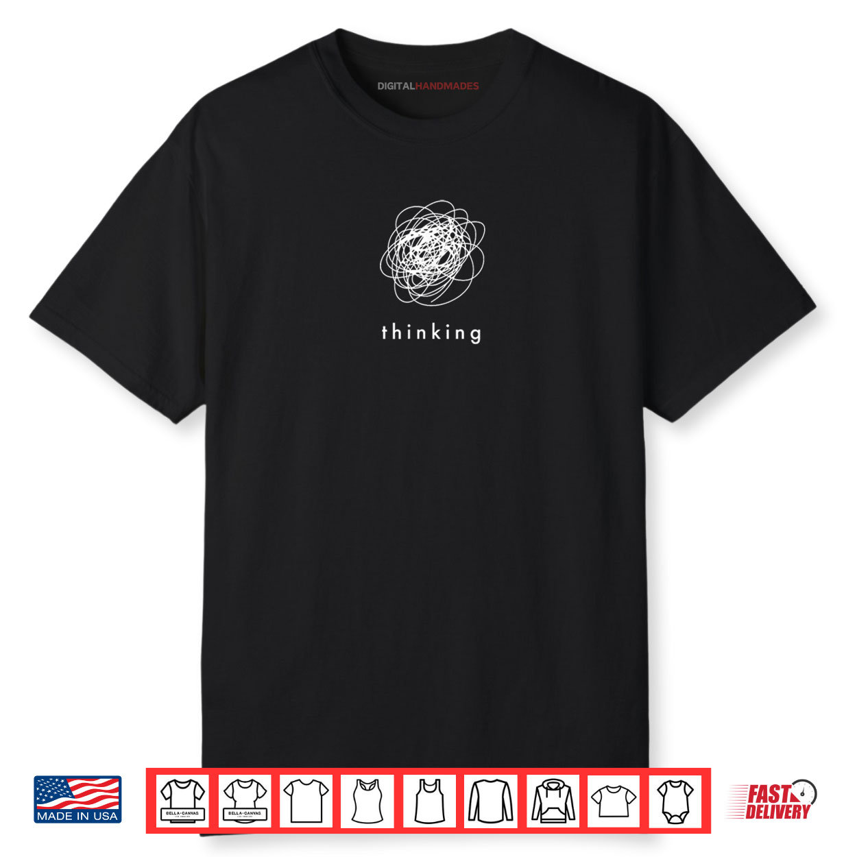 Thinking Scribble Shirt