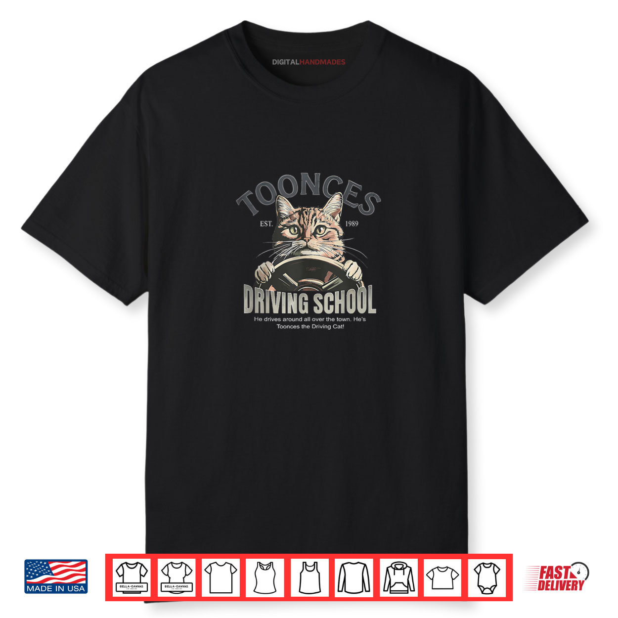 Toonces Driving School Est. 1989 Shirt Toonces Driving School Est. 1989 Shirt