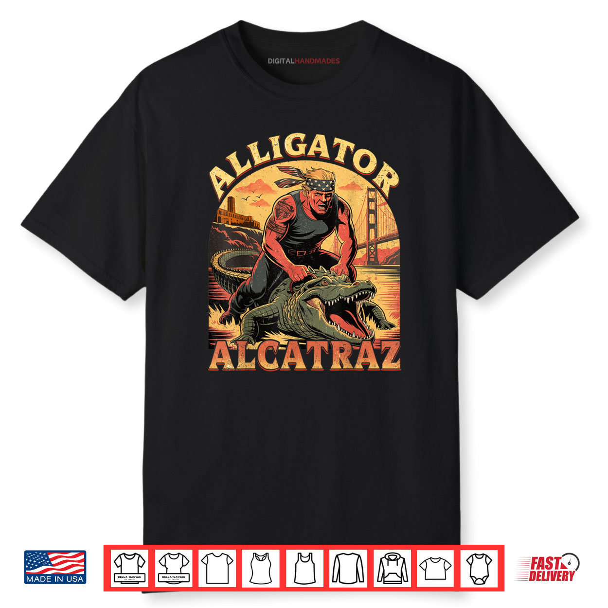Trump Alcatraz Alligator Alcatraz USA Florida Everglades Shirt