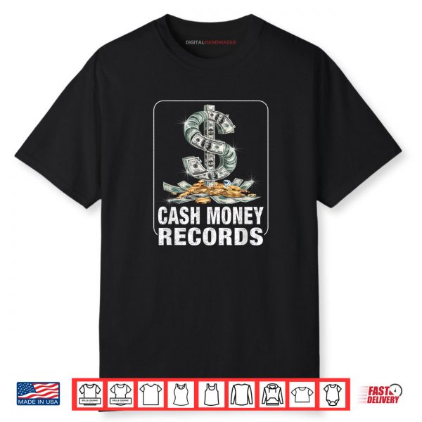 Vintage Cash Money Records USA Dollar And Coin Shirt