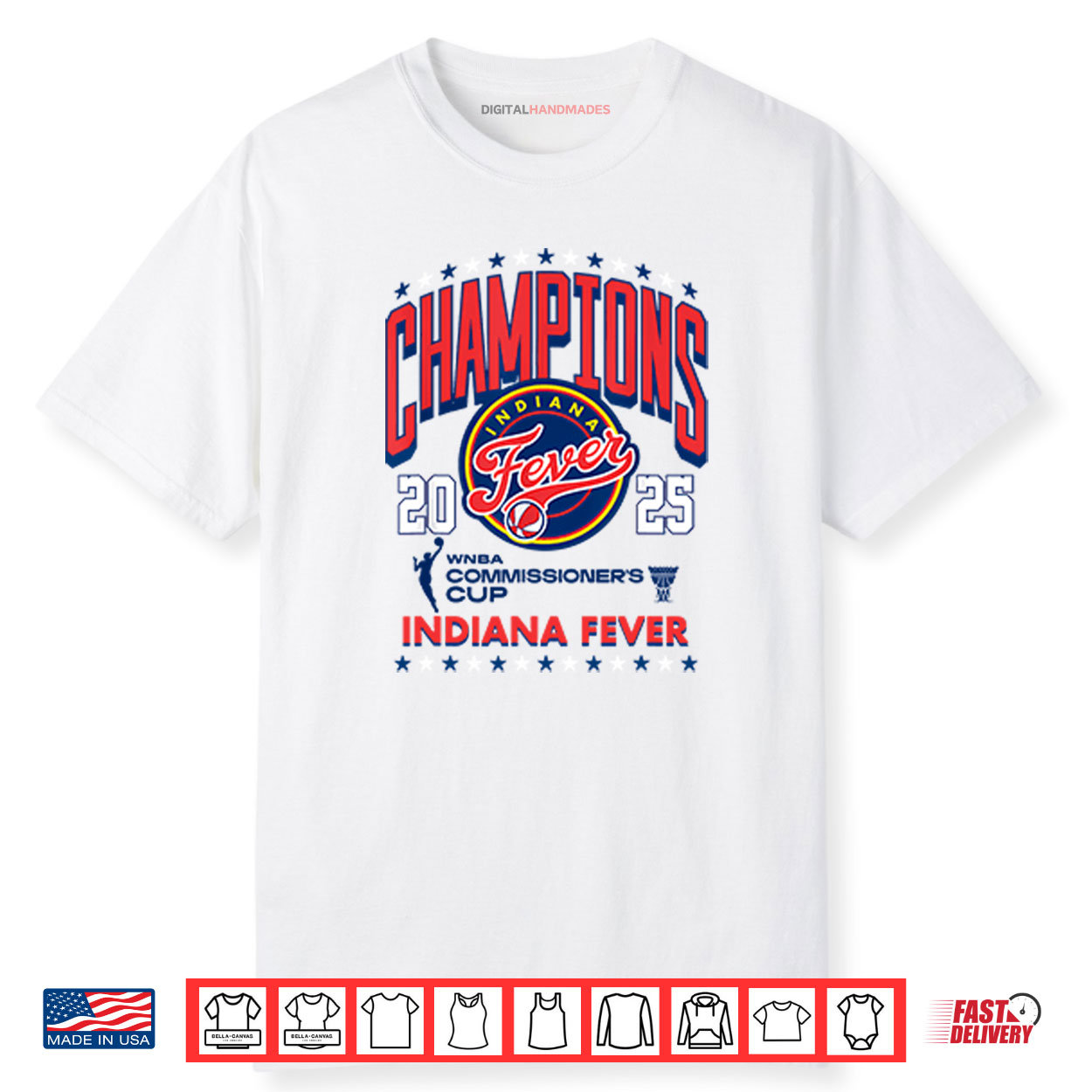 WNBA Commissioner’s Cup 2025 Champion Indiana Fever Shirt