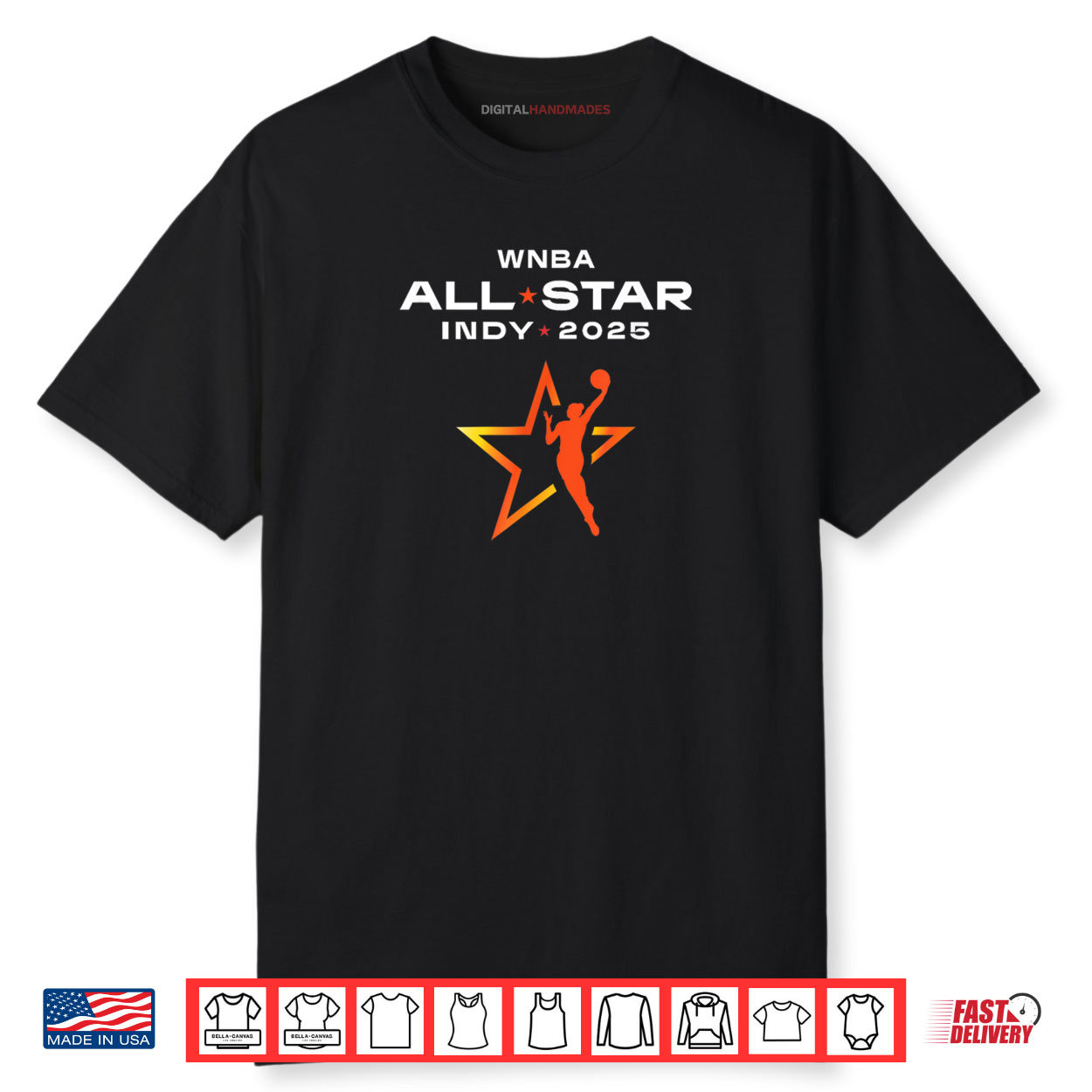 WNBA Indiana Fever Star Power 2025 All Star Shirt WNBA Indiana Fever Star Power 2025 All Star Shirt