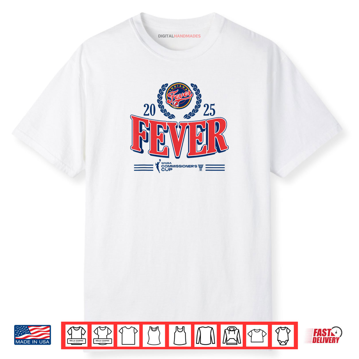 WNBA Official Commissioner’s Cup 2025 Shine Indiana Fever Shirt