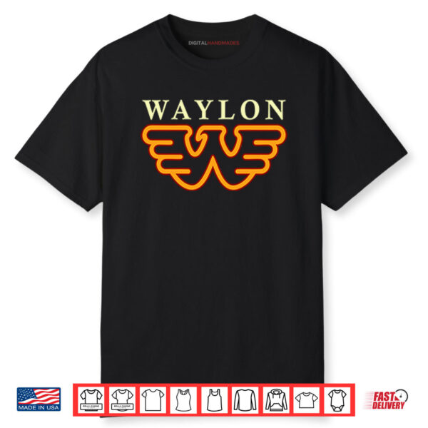 Waylon Jennings Silver Flying Shirt